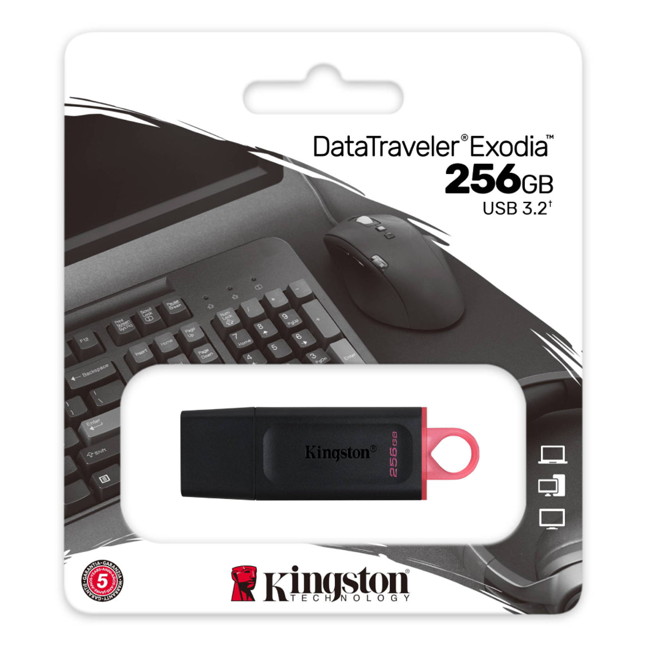 Kingston DataTraveler Exodia 256 GB 3.2 Flash Drive